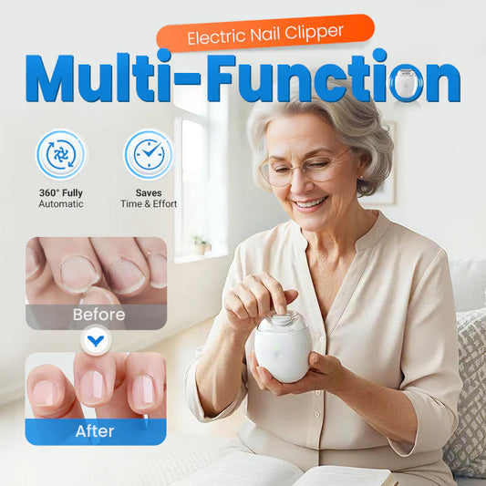 Electric Nail Clipper – Safe for Adults & Children, No Skin Scratching