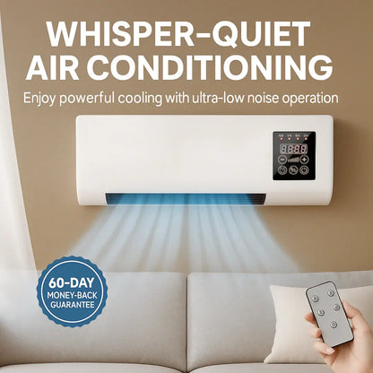 cool airflow distribution from portable wall air conditioner in room