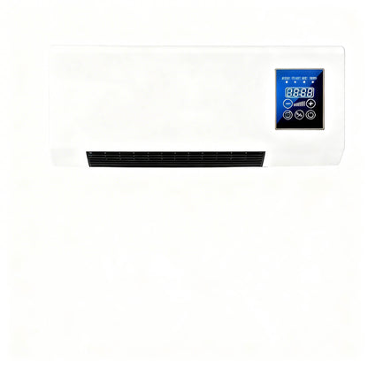 close up of wall mounted air conditioner air outlet and design detail